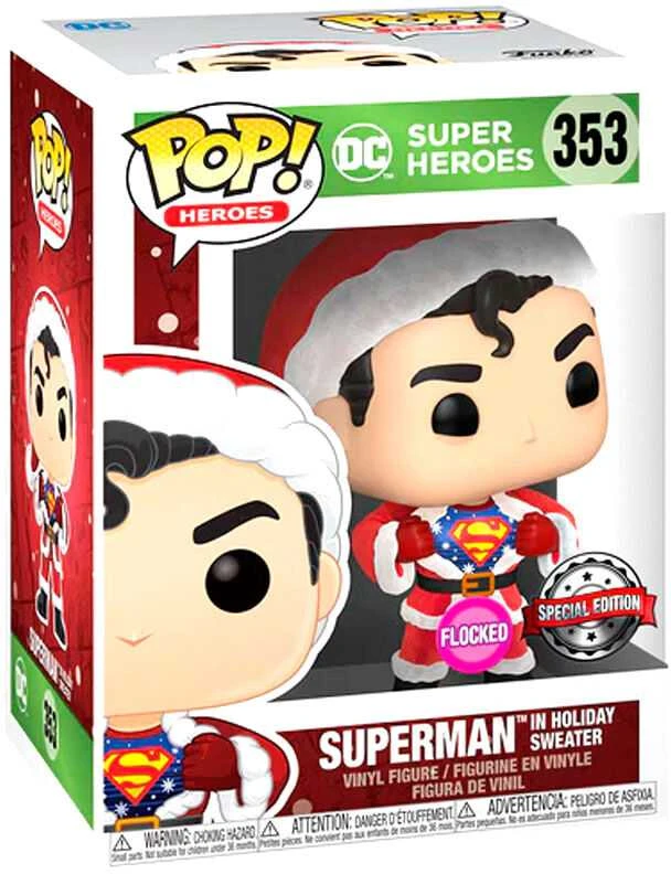 Funko Set figure POP & Tee Back DC Comics Superman Exclusive Flocked