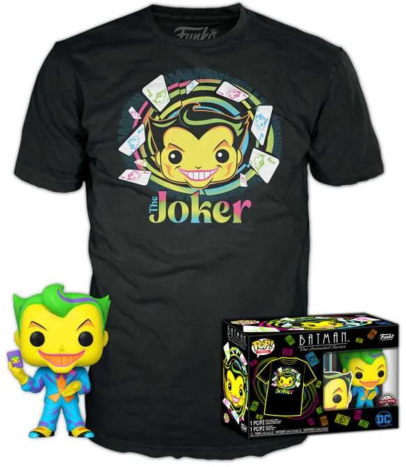 Funko Set figure POP & Tee DC Comics Batman Joker Exclusive