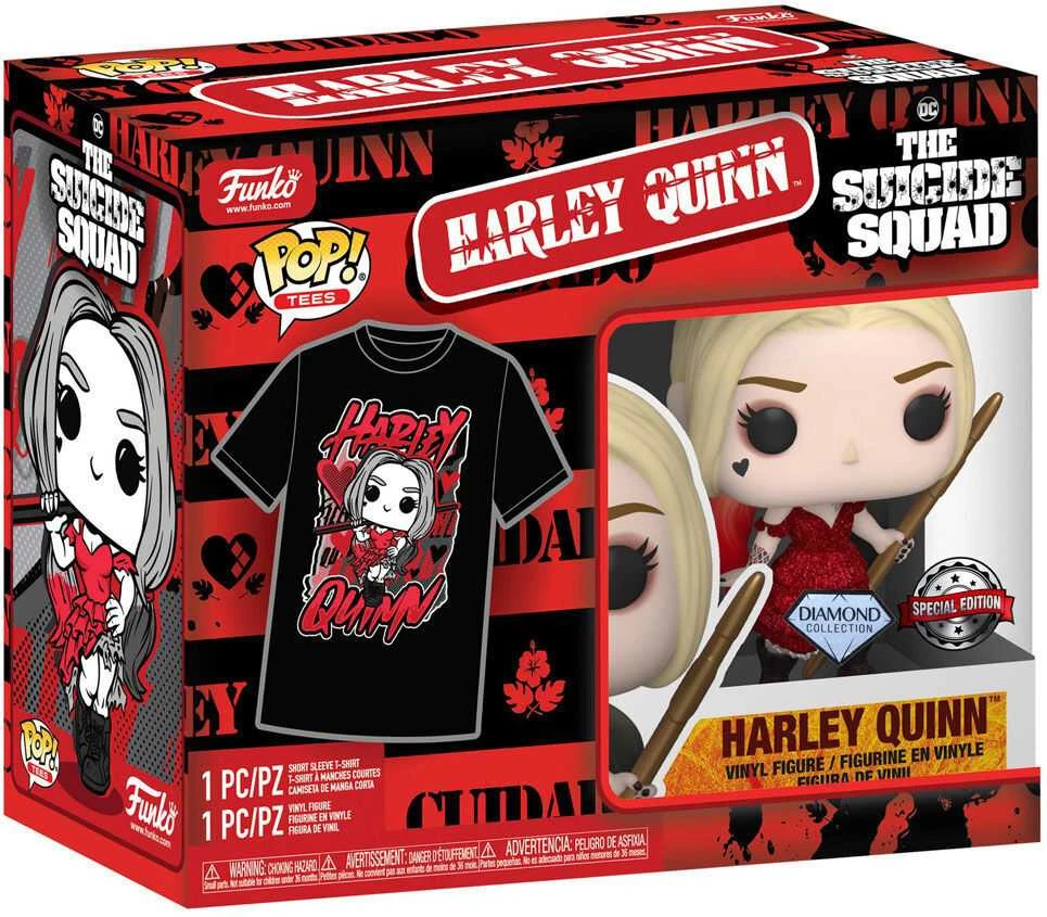 Funko Set figure POP & Tee DC Comics Escuadron Suicida Harley Quinn