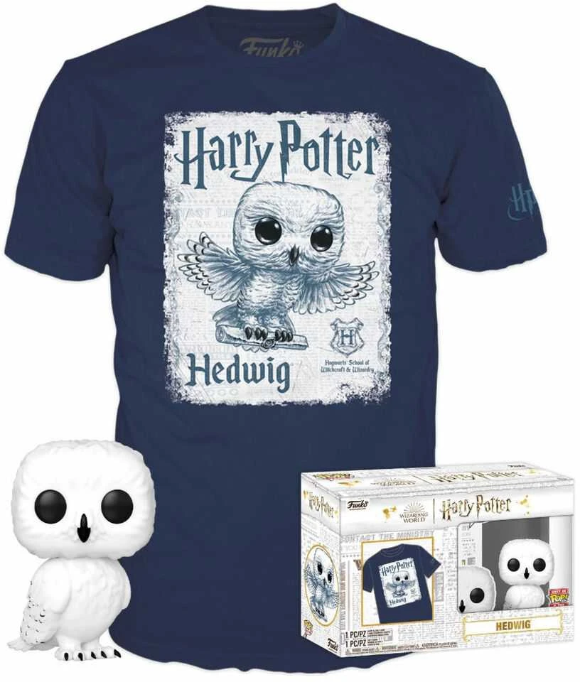 Funko Set figure POP & Tee Harry Potter Hedwig