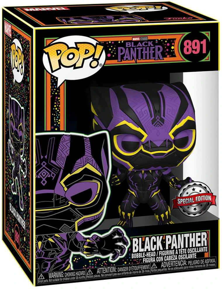 Funko Set figure POP & Tee Marvel Wakanda Forever Juodas Panther Exclusive