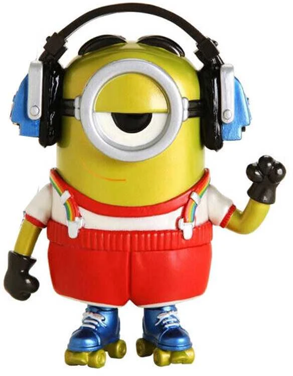 Funko Set figure POP & Tee Minions Roller Skating Stuart Metallic Exclusive