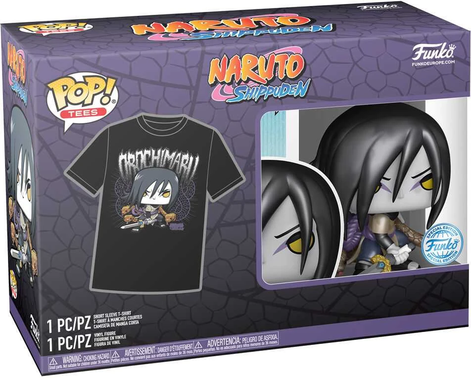 Funko Set figure POP & Tee Naruto Shippuden Orochimaru