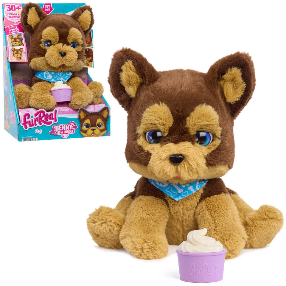 Hasbro FURREAL Interaktyvus šuniukas „Benny the Kiss & Cuddle Pup“