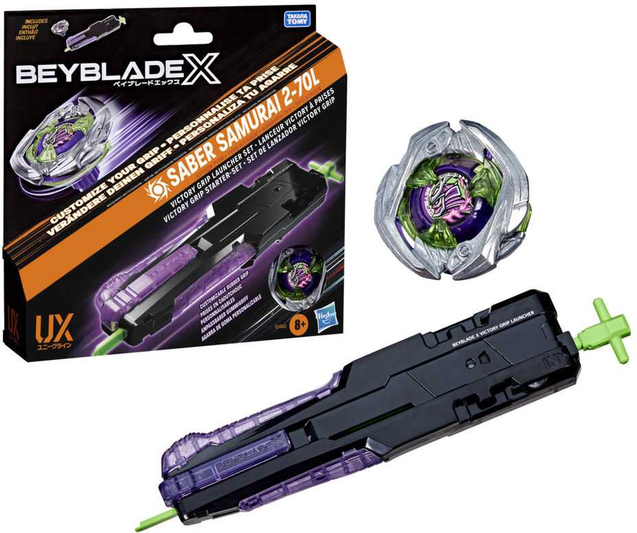 Hasbro Beyblade X | Victory Grip Launcher Set