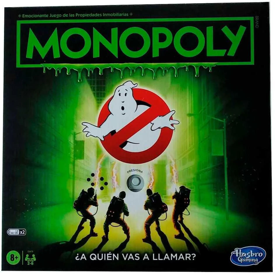 Hasbro Ghostbusters Spanish Monopoly game