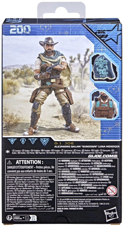Hasbro G.I. Joe Classified Series Alejandro Balam Sundown Luna Mendoza figure 15cm