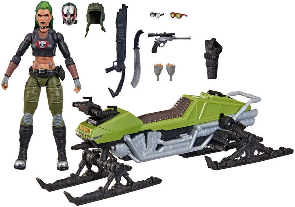 Hasbro G.I. Joe Classified Series Cobra Zanya and Dreadnok Chameleon figure 15cm