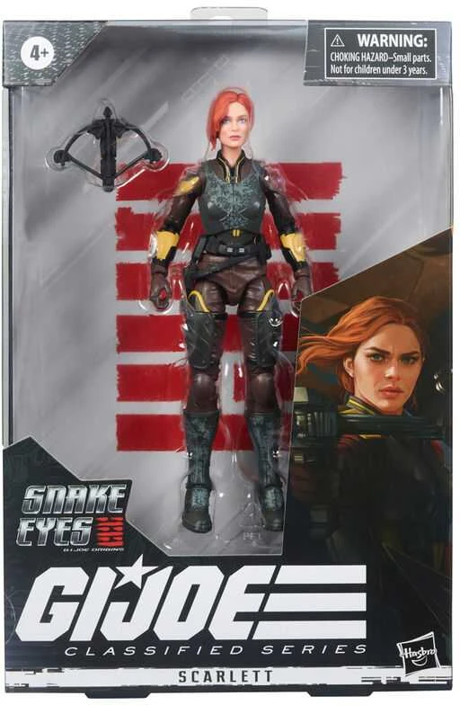 Hasbro G.I. Joe Classified Series - Snake Eyes: G.I. Joe Origins Scarlett 20 figure 15cm