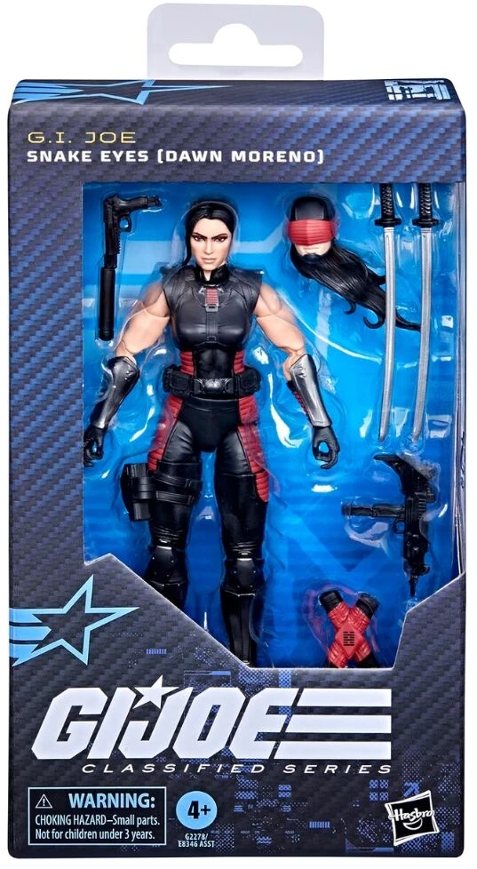 Hasbro G.I. Joe Classified Series Snake Eyes Dawn Moreno figure 15cm