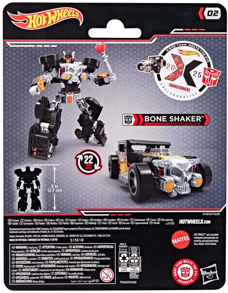 Hasbro Hot Wheels Transformers Bone Shaker car