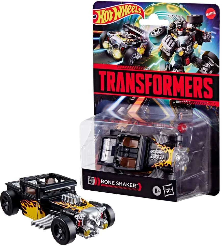 Hasbro Hot Wheels Transformers Bone Shaker car