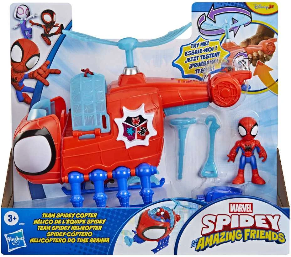 SPIDER-MAN SPIDEY AND HIS AMAZING FRIENDS Žmogaus-voro sraigtasparnis