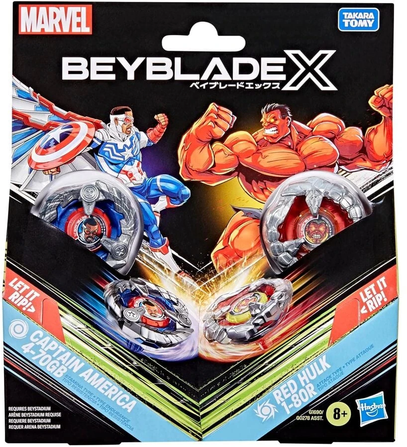 Hasbro Marvel Beyblade X assorted starter kit