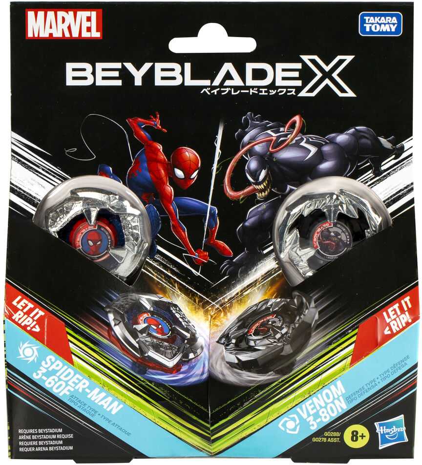 Hasbro Marvel Beyblade X assorted starter kit