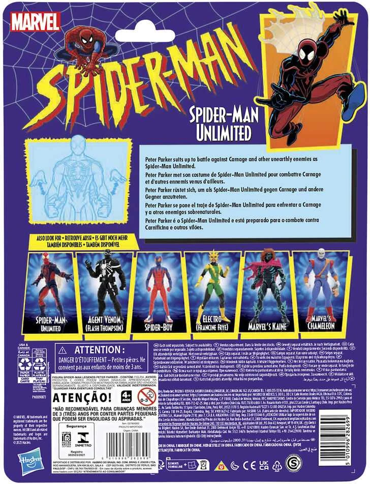 Hasbro Marvel Comics Spider-Man Spiderman Unlimited figure 15cm
