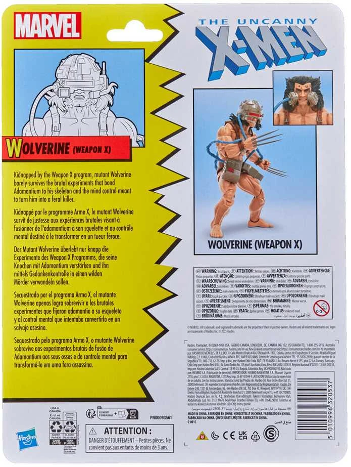 Hasbro Marvel Comics X-Men Weapon X Wolverine figure 15cm