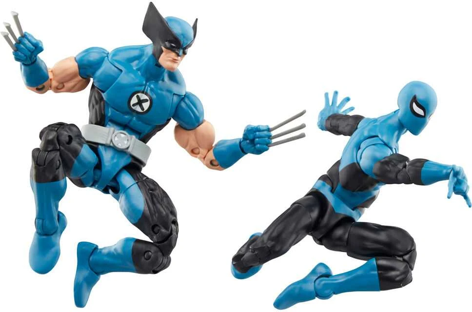 Hasbro Marvel Fantastic four Wolverine Spiderman pack 2 figures 15cm