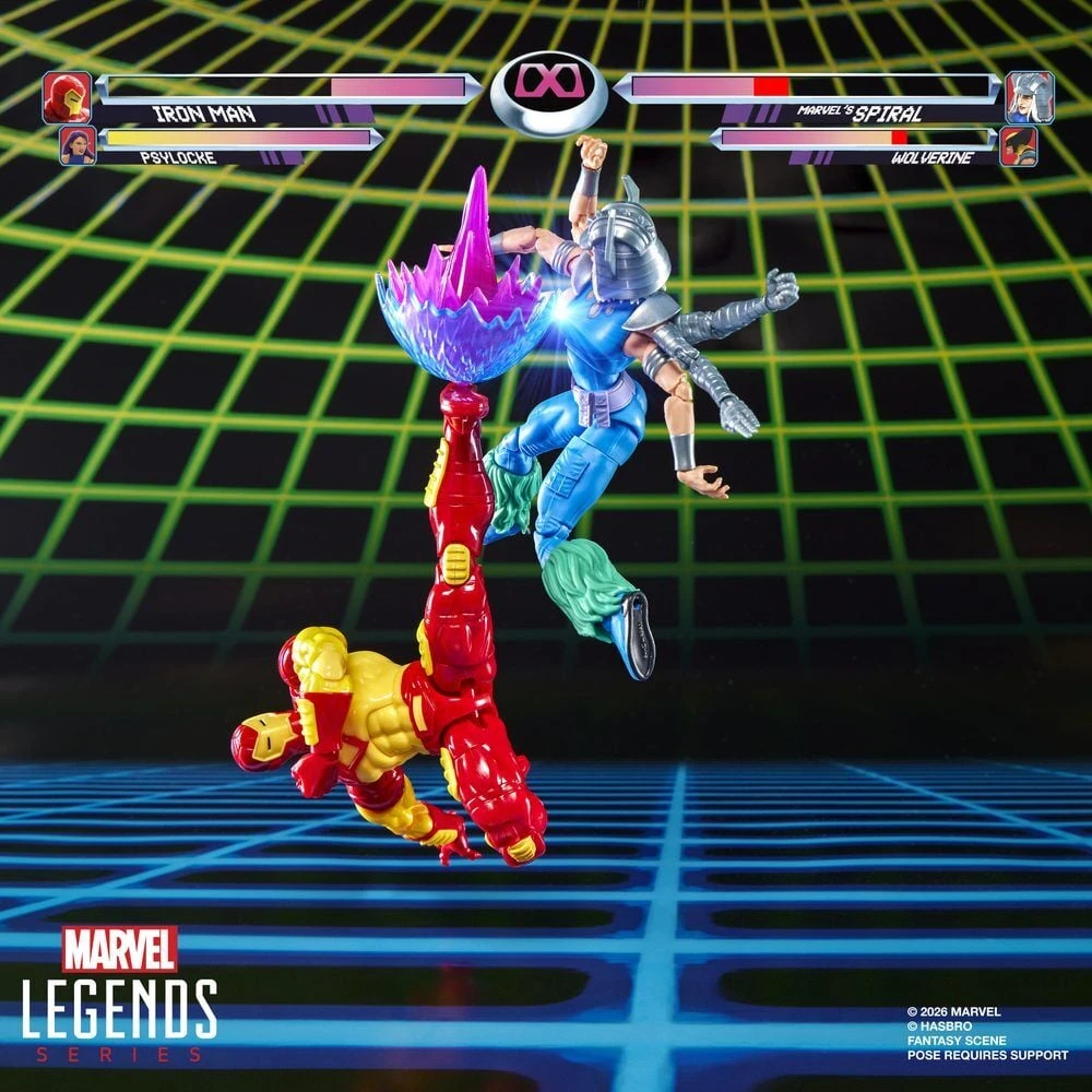 Hasbro Marvel Games Iron Man Vs Marvels Spiral pack 2 figures 15cm