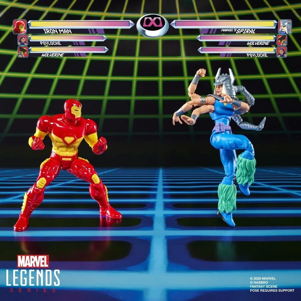 Hasbro Marvel Games Iron Man Vs Marvels Spiral pack 2 figures 15cm