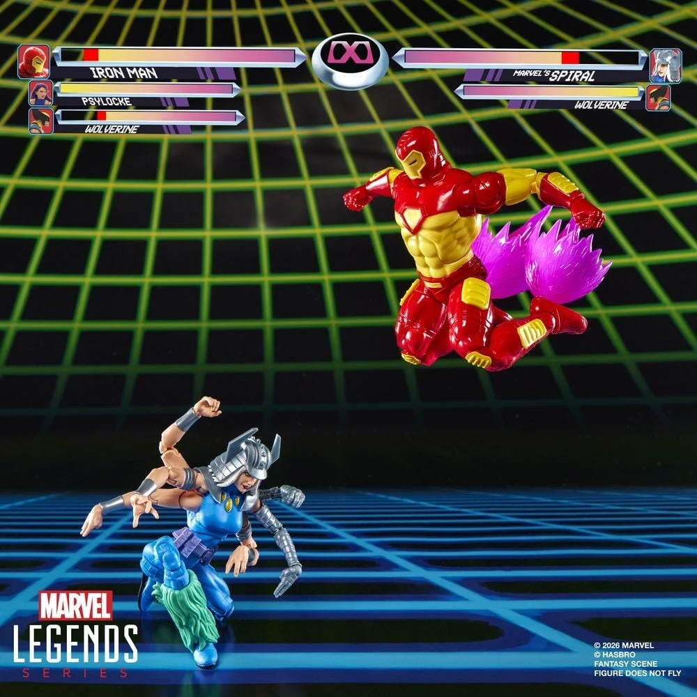 Hasbro Marvel Games Iron Man Vs Marvels Spiral pack 2 figures 15cm