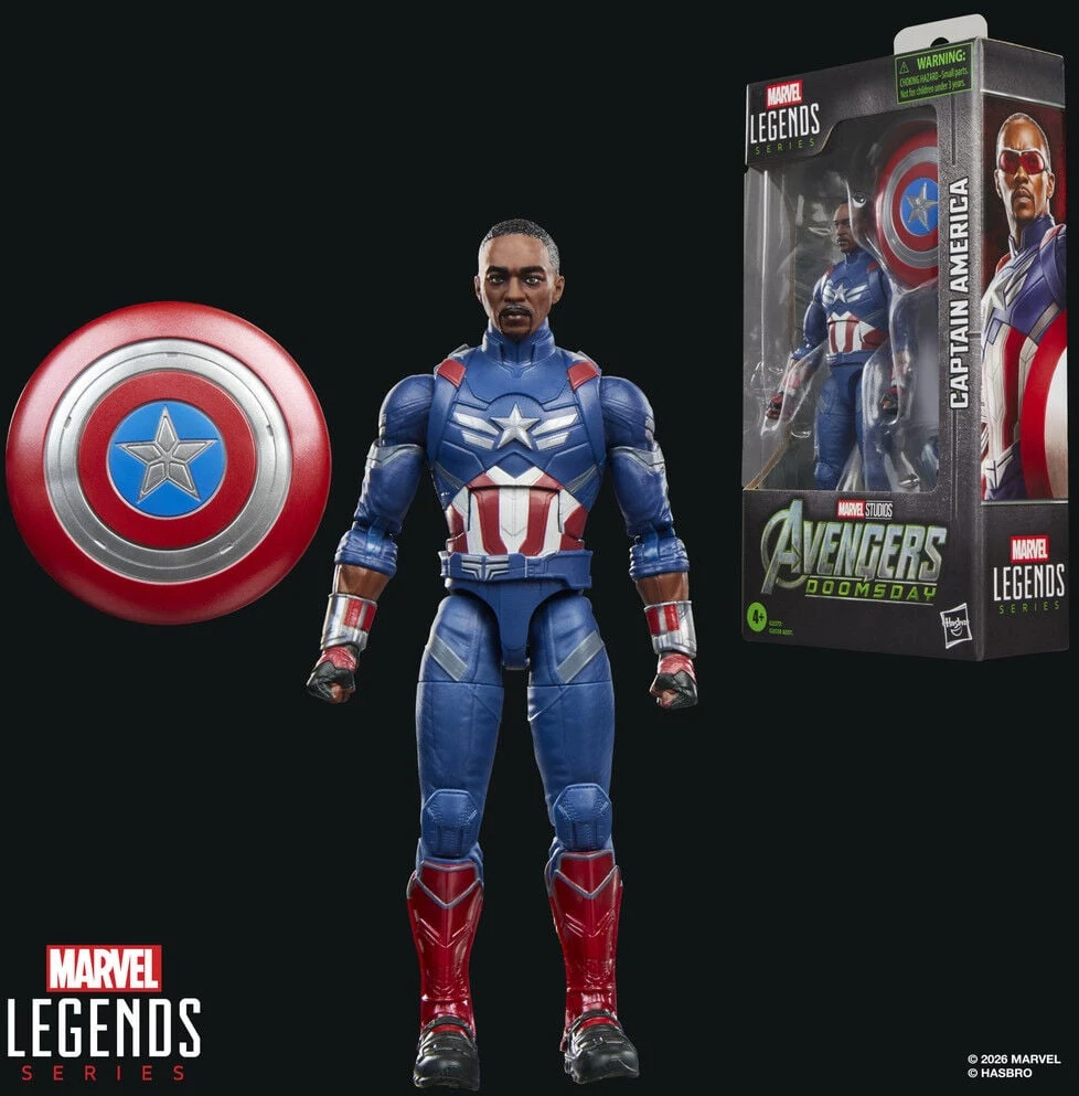 Hasbro Marvel Legends Series Avengers Doomsday Captain America figure 15cm