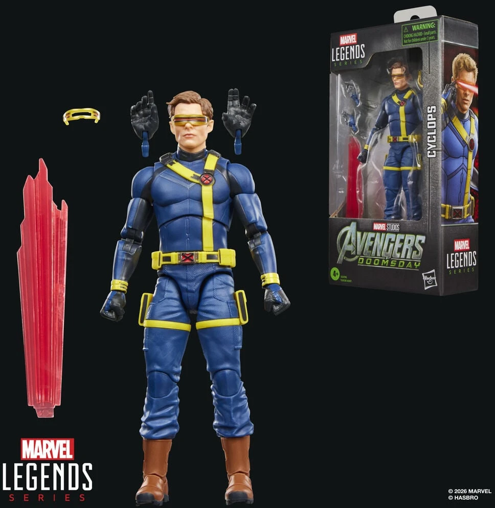 Hasbro Marvel Legends Series Avengers Doomsday Cyclops figure 15cm