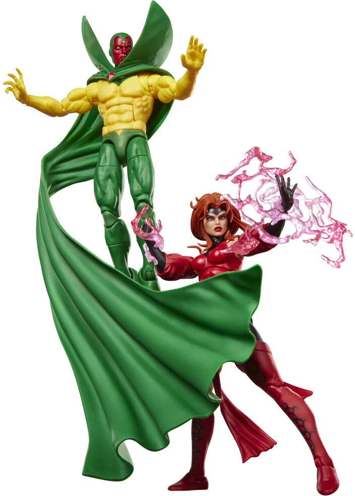 Hasbro Marvel Legends Series Avengers Earts Mightiest Heroes Vision and Scarlet Witch pack 2 figures 15cm