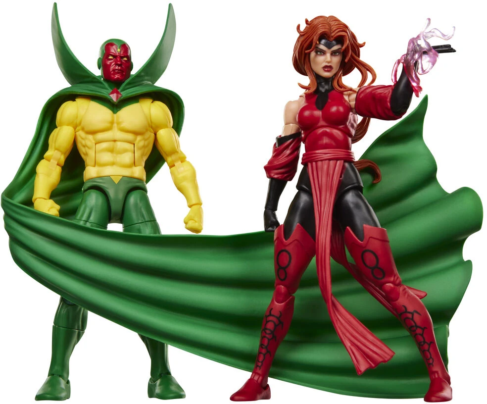 Hasbro Marvel Legends Series Avengers Earts Mightiest Heroes Vision and Scarlet Witch pack 2 figures 15cm