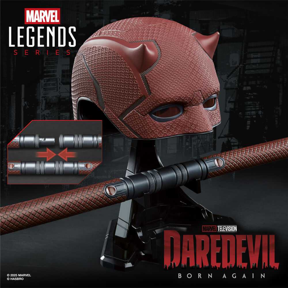 Kolekcinės Kaukės Replika – Hasbro Marvel Legends Daredevil Born Again Kaukė