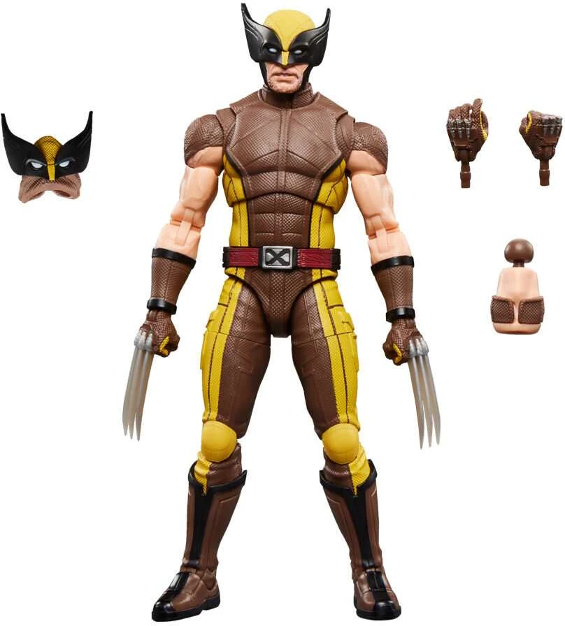 Hasbro Marvel Legends Series Deadpool & Wolverine - Wolverine Brown Suit figure 15cm