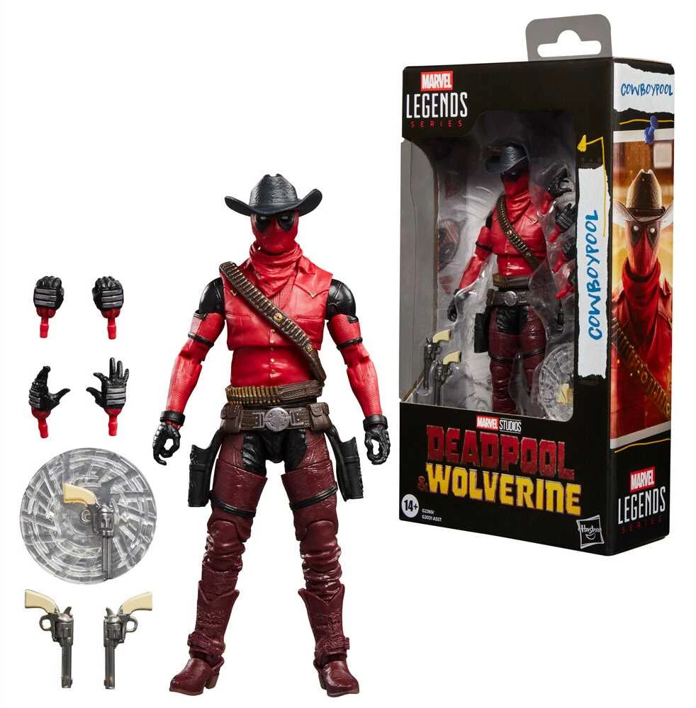 Hasbro Marvel Legends Series Deadpool & Wolverine Cowboypool figure 15cm