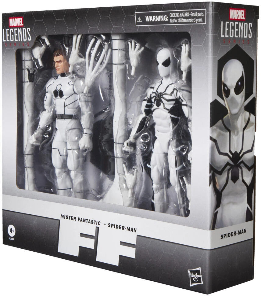 Hasbro Marvel Legends Series Fantastic Four Mister Fantastic & Spiderman set 2 figures 15cm