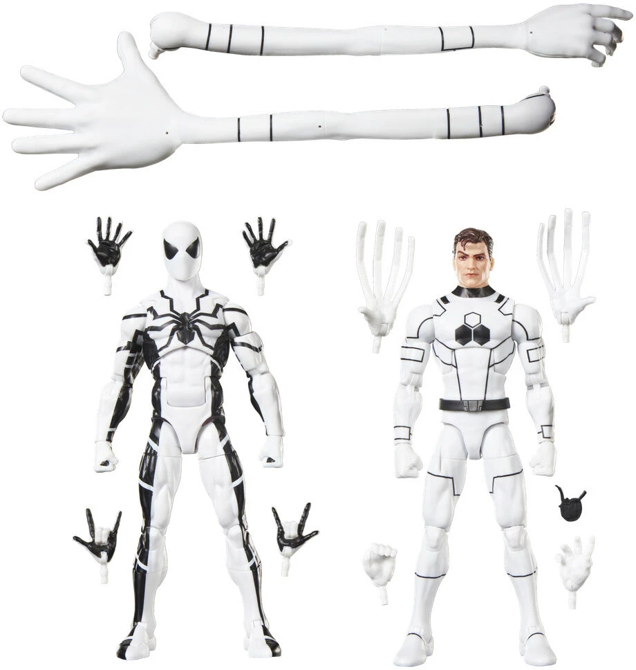 Hasbro Marvel Legends Series Fantastic Four Mister Fantastic & Spiderman set 2 figures 15cm