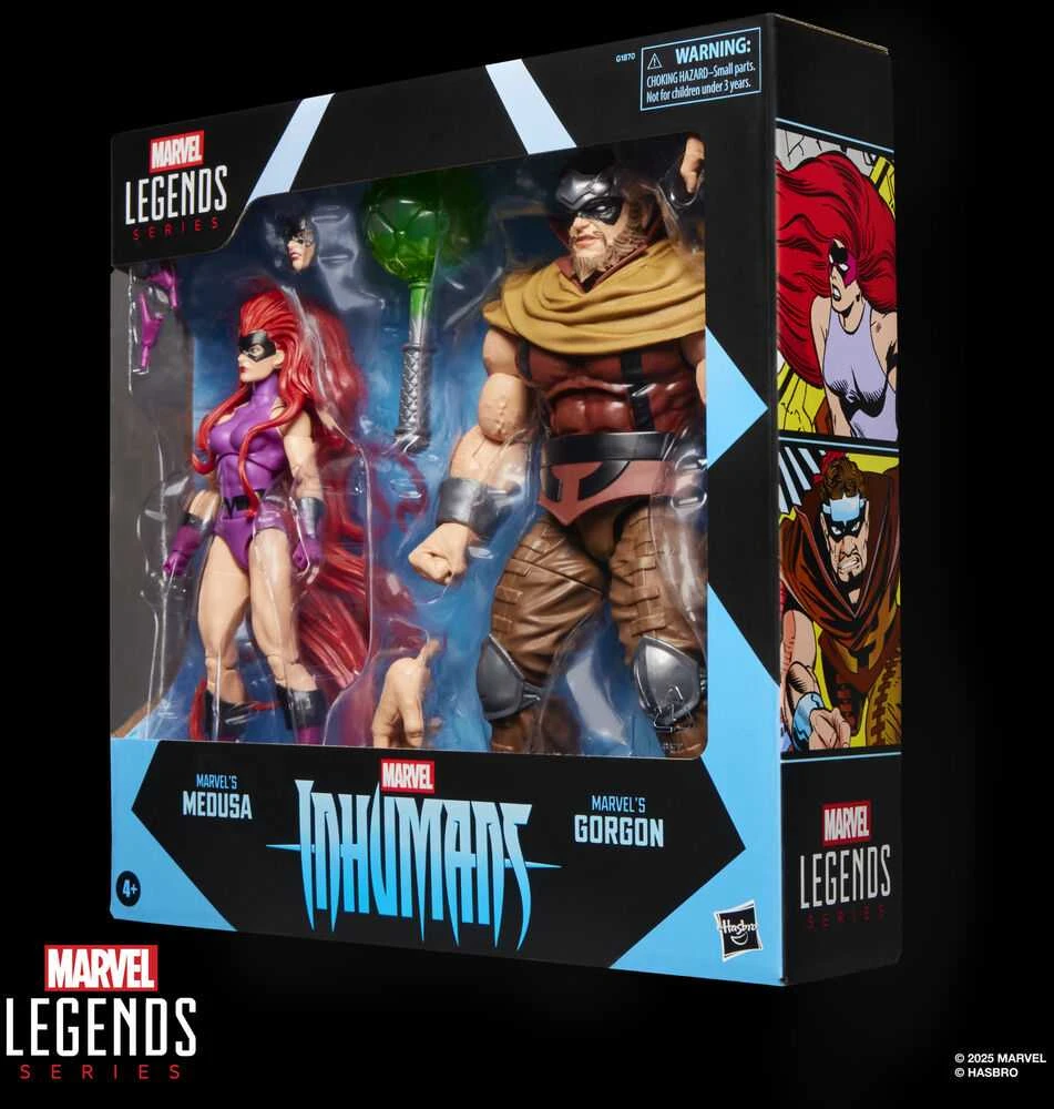 Hasbro Marvel Legends Series Inhumans Medusa & Gorgon pack 2 figures