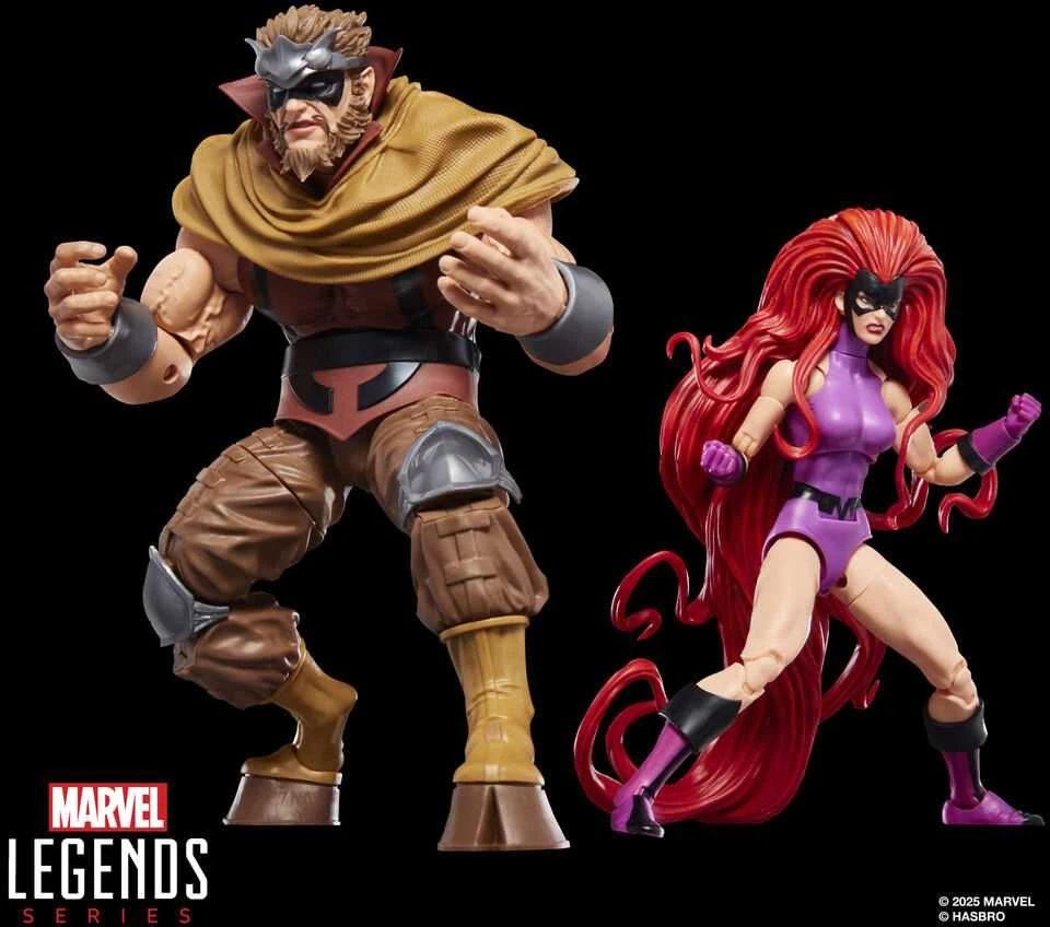 Hasbro Marvel Legends Series Inhumans Medusa & Gorgon pack 2 figures