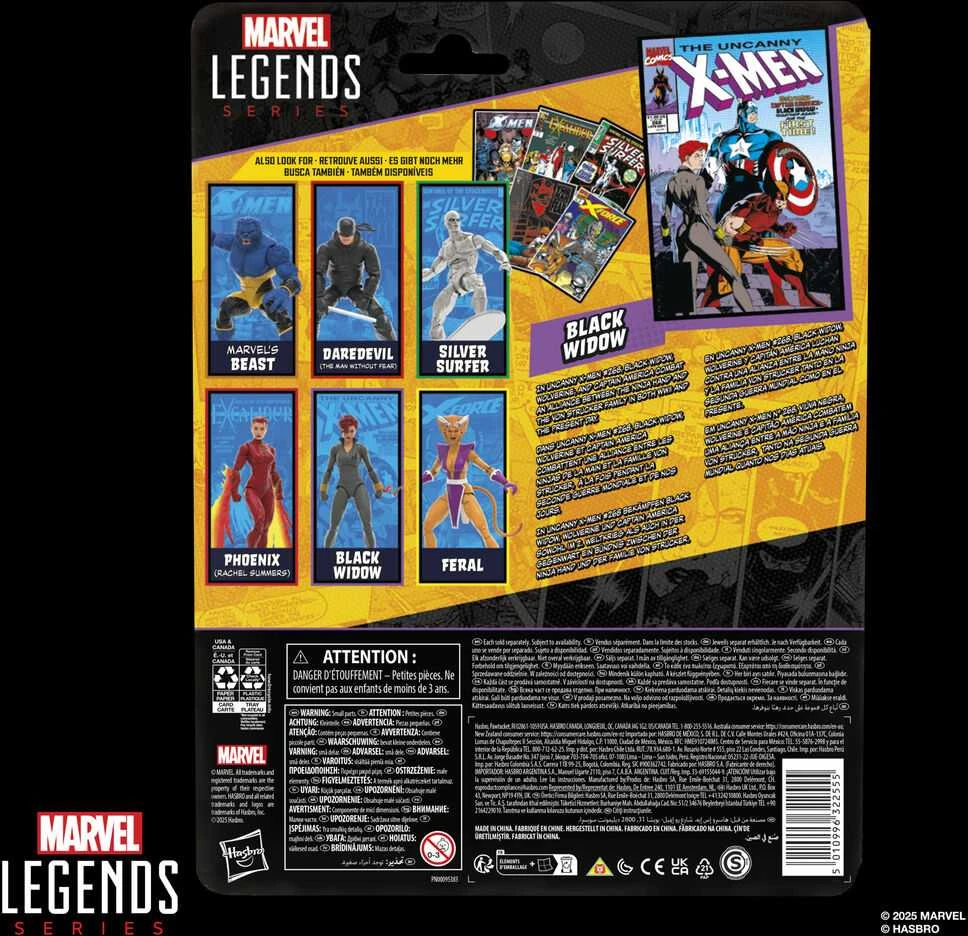 Hasbro Marvel Legends Series Juodas Widow - Juodas Widow figure 15cm