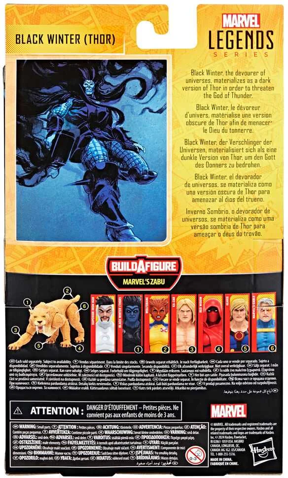 Hasbro Marvel Legends Series Juodas Winter Thor figure 15cm