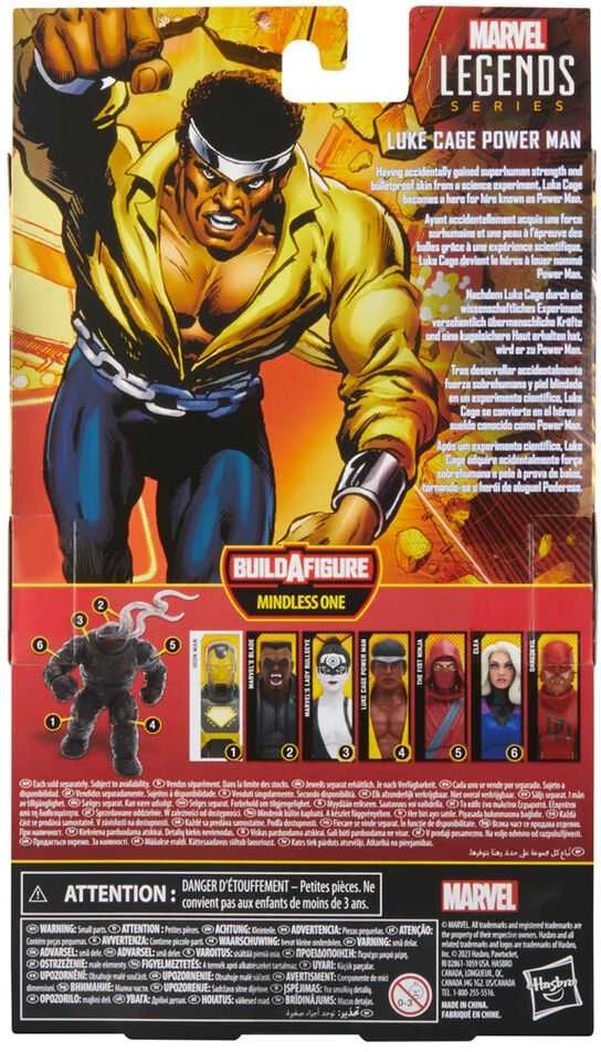 Hasbro Marvel Legends Series Knights Luke Cage Power Man Bullseye figure 15cm