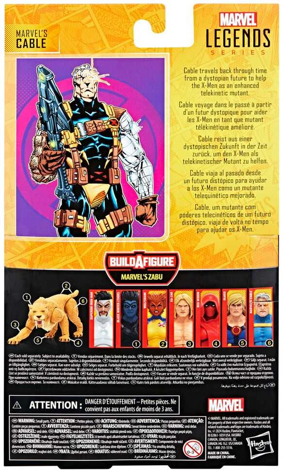 Hasbro Marvel Legends Series Marvels Cable figure 15cm