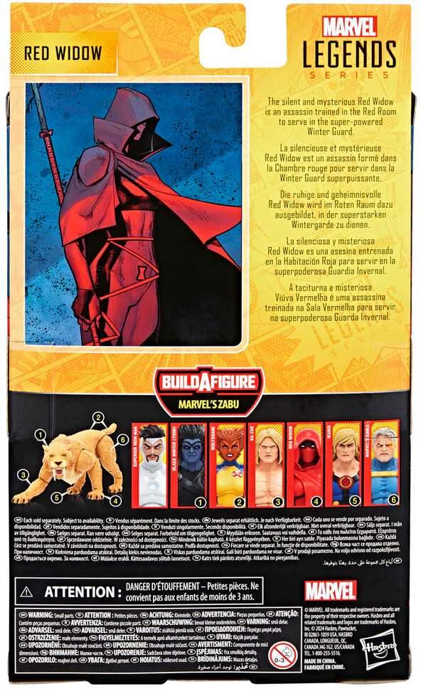 Hasbro Marvel Legends Series Raudona Widow figure 15cm