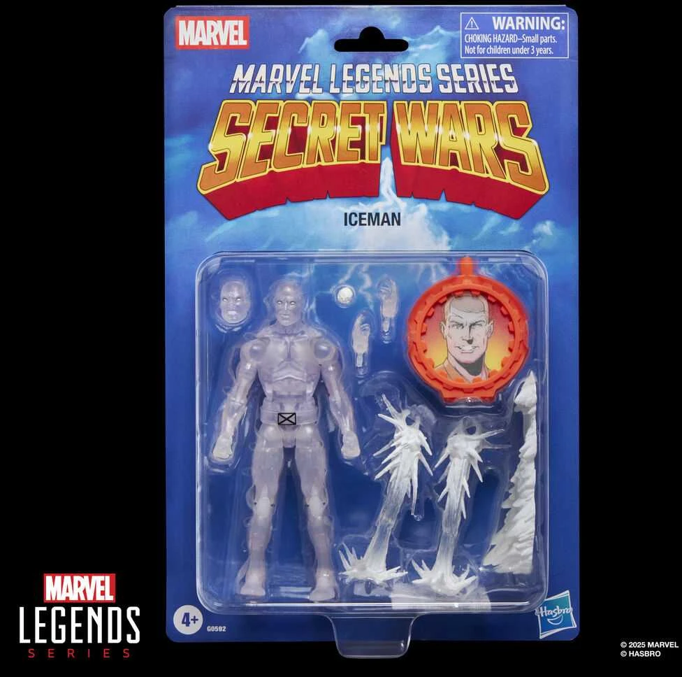 Hasbro Marvel Legends Series Secret Wars Iceman figure 15cm