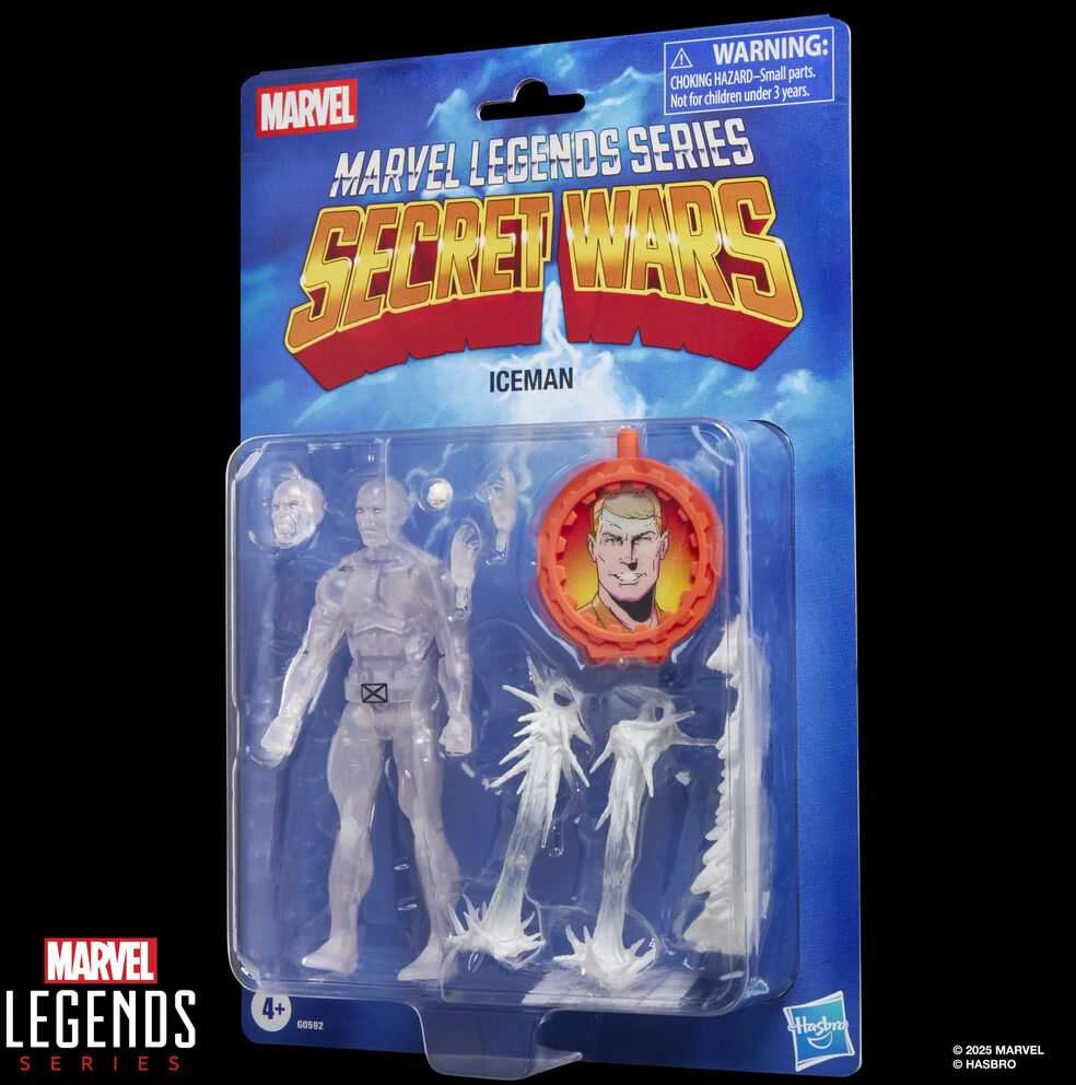 Hasbro Marvel Legends Series Secret Wars Iceman figure 15cm