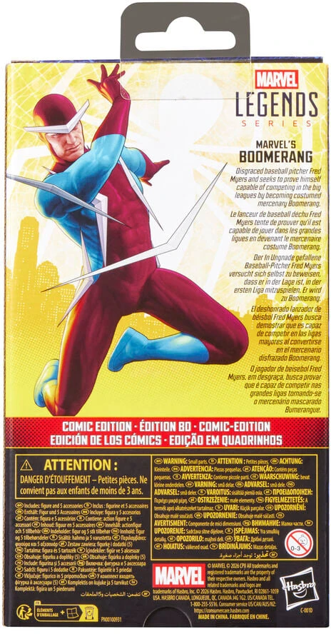 Hasbro Marvel Legends Series Spider-Man Brand New Day Marvel's Boomerang figure 15cm