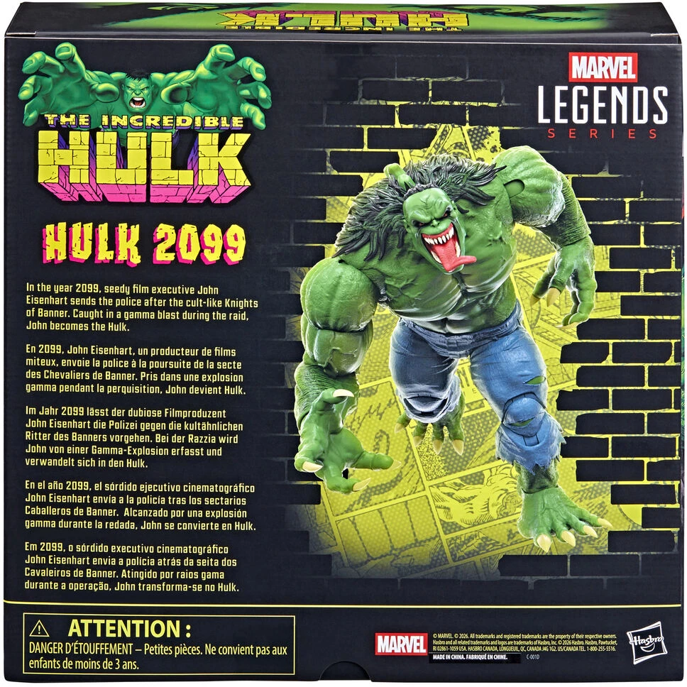 Hasbro Marvel Legends Series The Incredible Hulk - Hulk 2099 figure 15cm