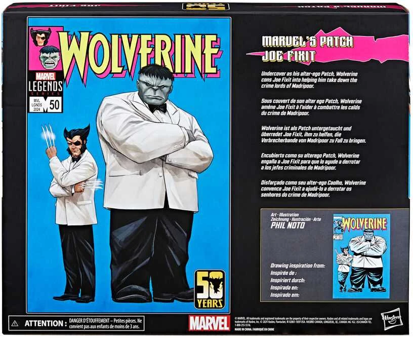 Hasbro Marvel Legends Series Wolverine pack figures 15cm