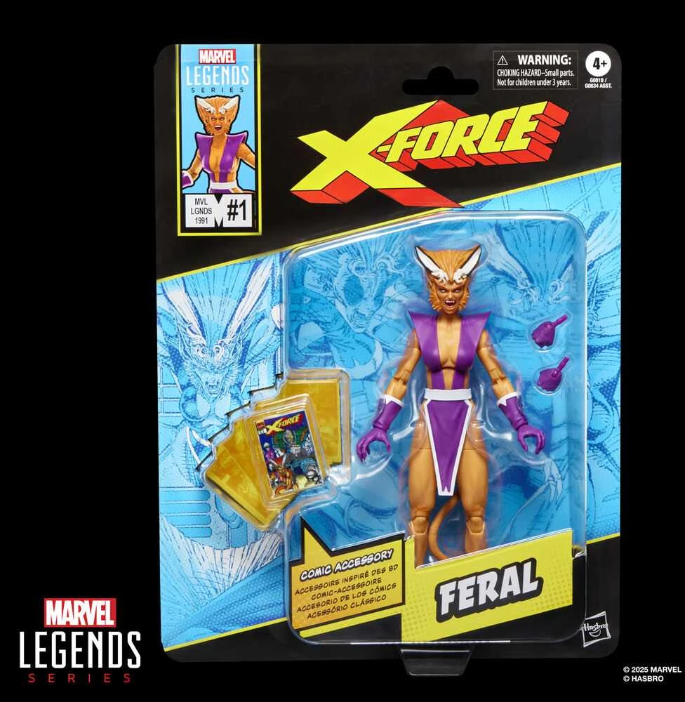 Hasbro Marvel Legends Series X-Force Feral figure 15cm