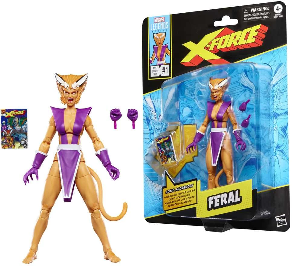 Hasbro Marvel Legends Series X-Force Feral figure 15cm