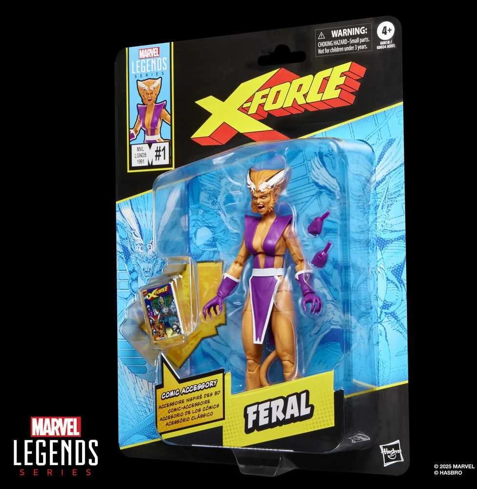 Hasbro Marvel Legends Series X-Force Feral figure 15cm