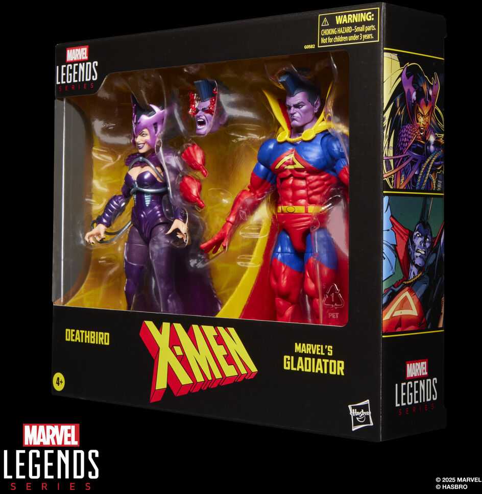 Hasbro Marvel Legends Series X-Men Deathbird & Marvel's Gladiator pack 2 figures 15cm